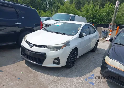 2014 Toyota Corolla S Plus from USA, damaged, VIN 5YFBURHE2EP158631